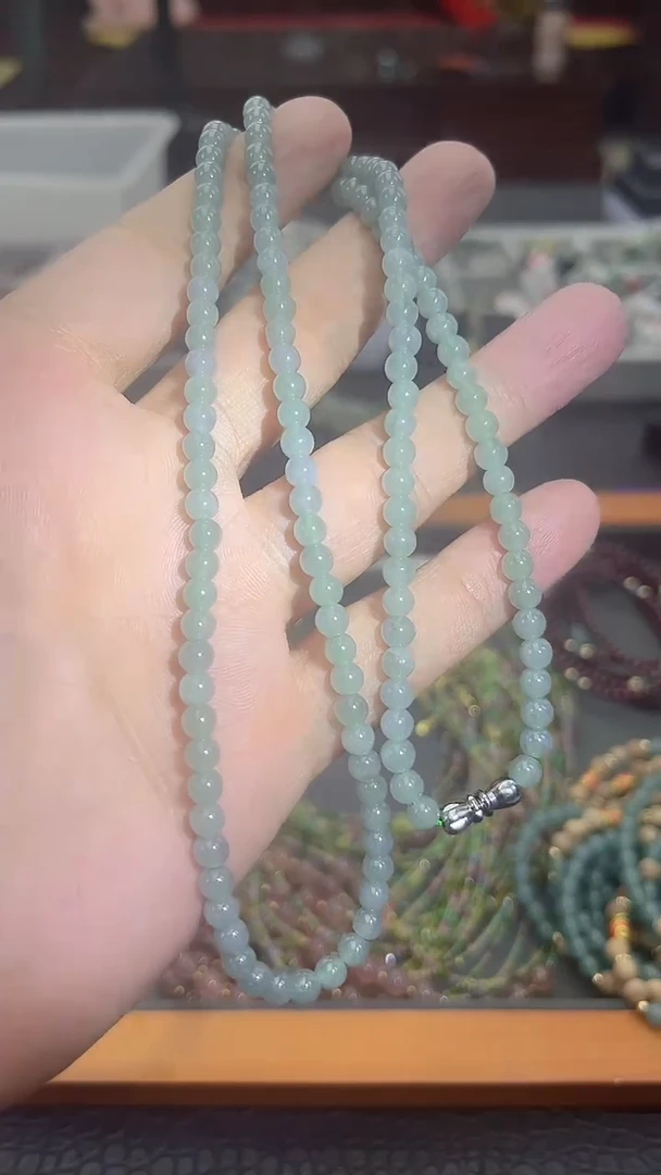 颈饰未镶嵌翡翠翡翠项链