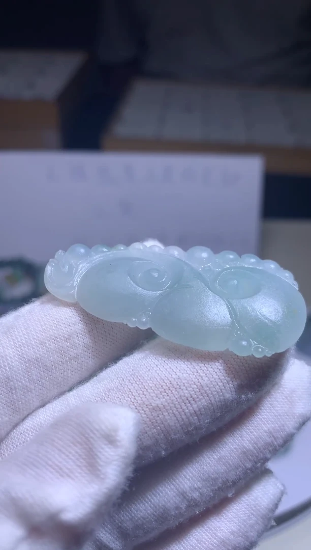 未镶嵌定制翡翠青**夏毛货