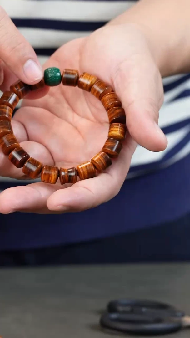 手串/手链黄花梨/降香黄檀120005-1.0黄花梨虎皮纹