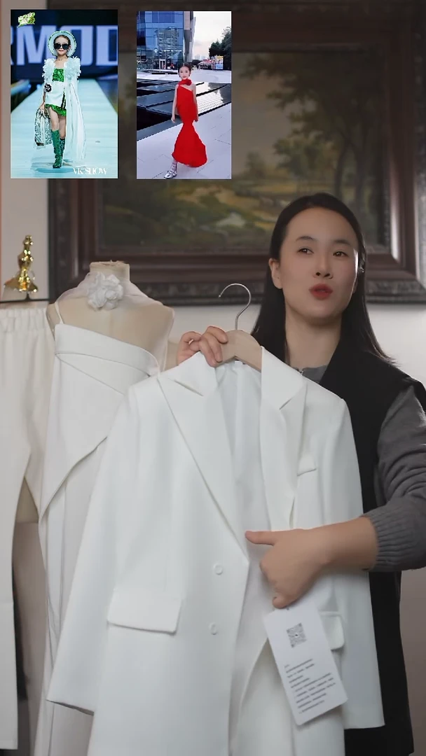 F***y130外套+熊艺桐轩儿童礼服