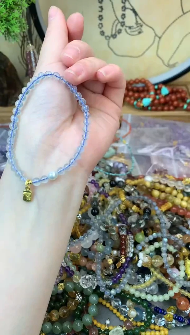 【闪购商品】海蓝宝石手链未镶嵌379