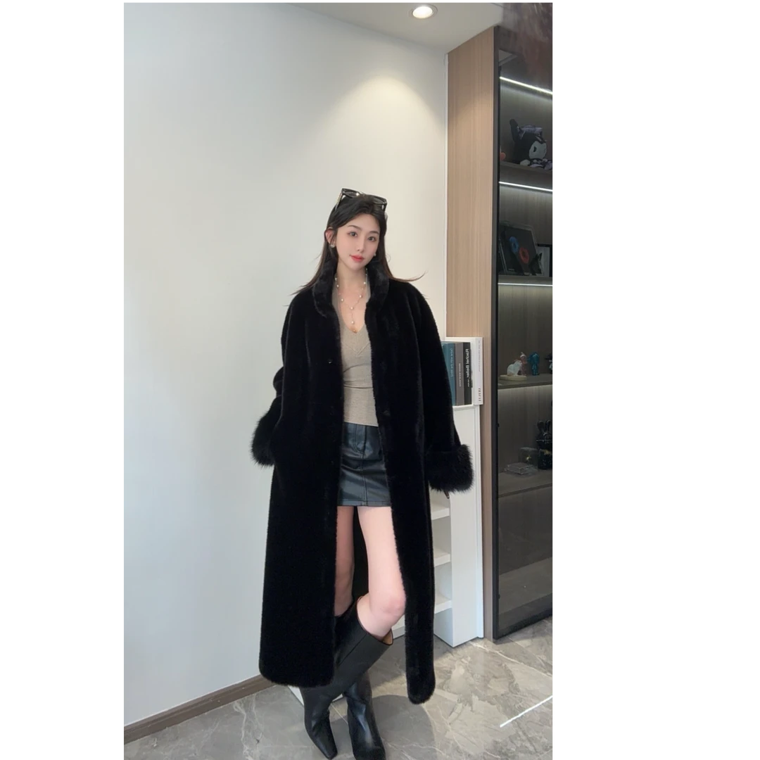 《洛凝专属》秋冬设计款欧貂绒外套66083