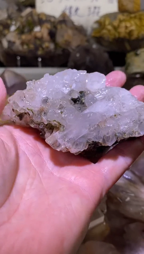 未镶嵌珠宝半成品水晶70号192g四川美姑超七花园水晶