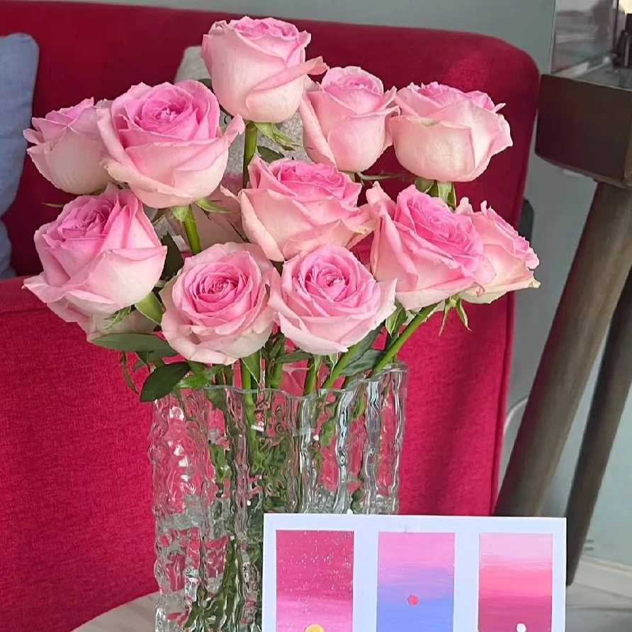 【盼盼鲜花】桃红雪山玫瑰 一单陆运/两单升级冷链 云南鲜花基地发