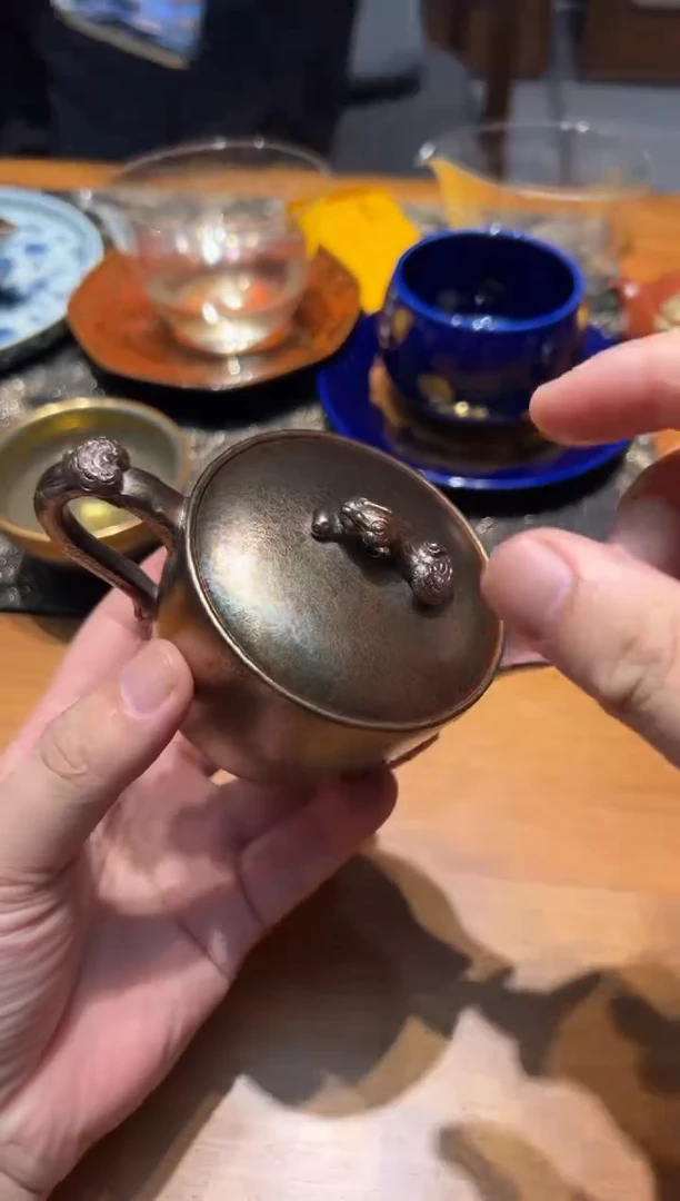 W***。（预售）蒋振英贝壳烧大红袍灵芝壶