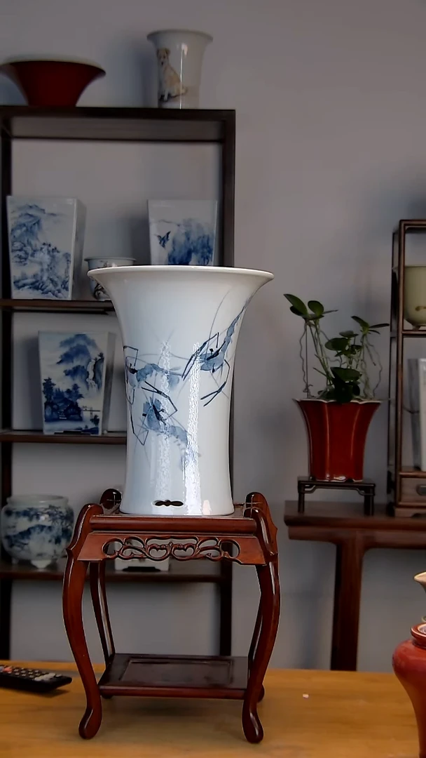 景德镇陶瓷手工花盆