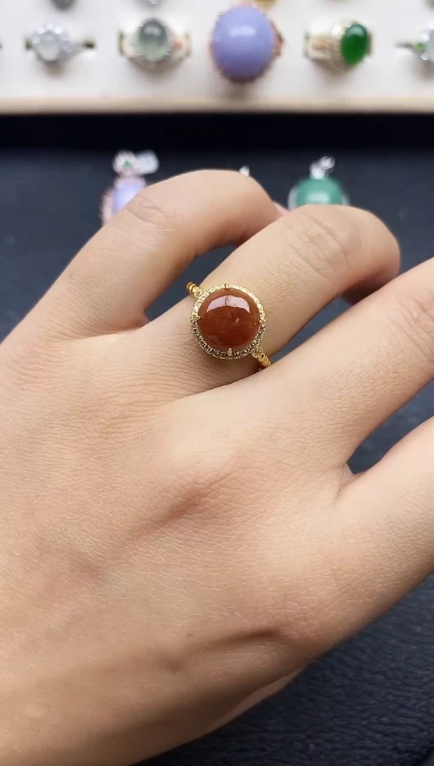 【闪购商品】翡翠戒指银S925镶嵌1111