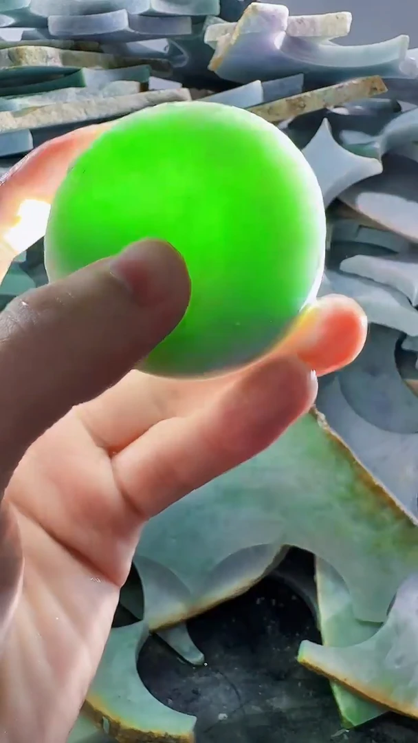 裸石翡翠缅甸翡翠A货文461