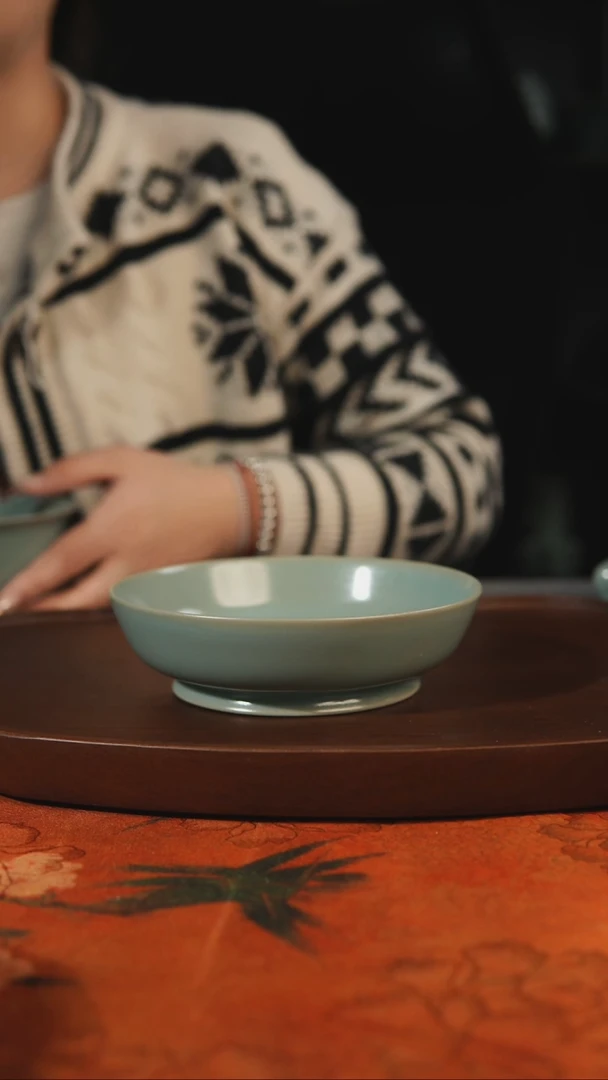 杯子圆洗 汝州原产地原矿仿古老釉