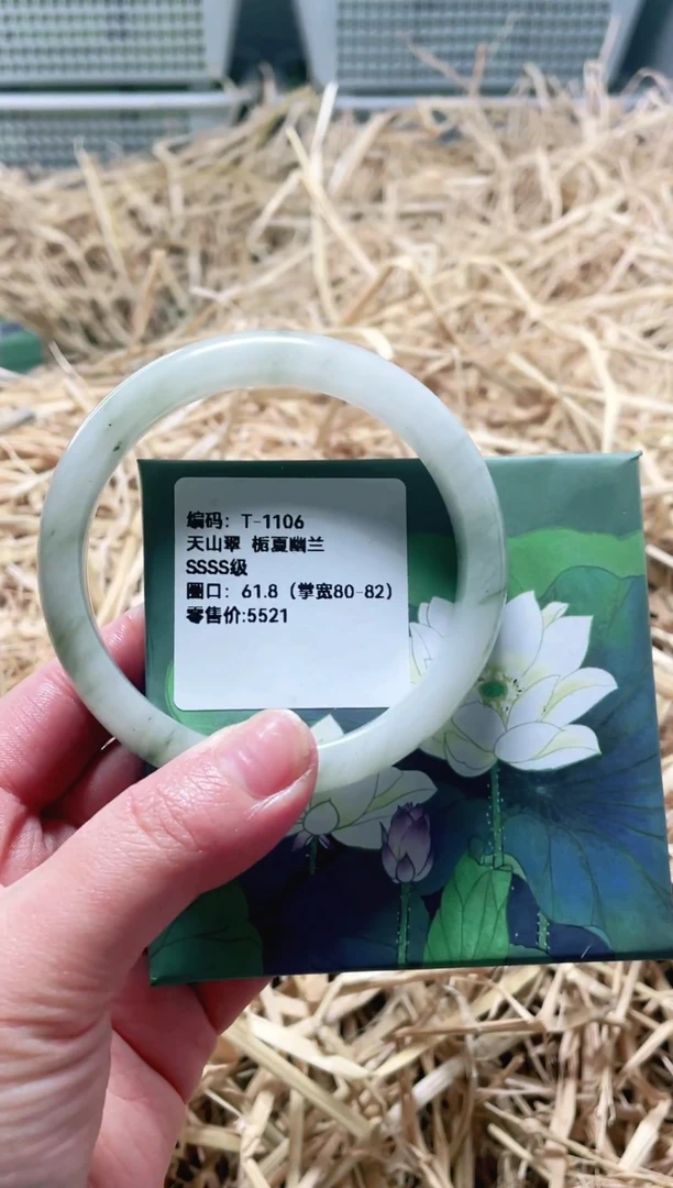 未镶嵌手镯石英质玉T-1106