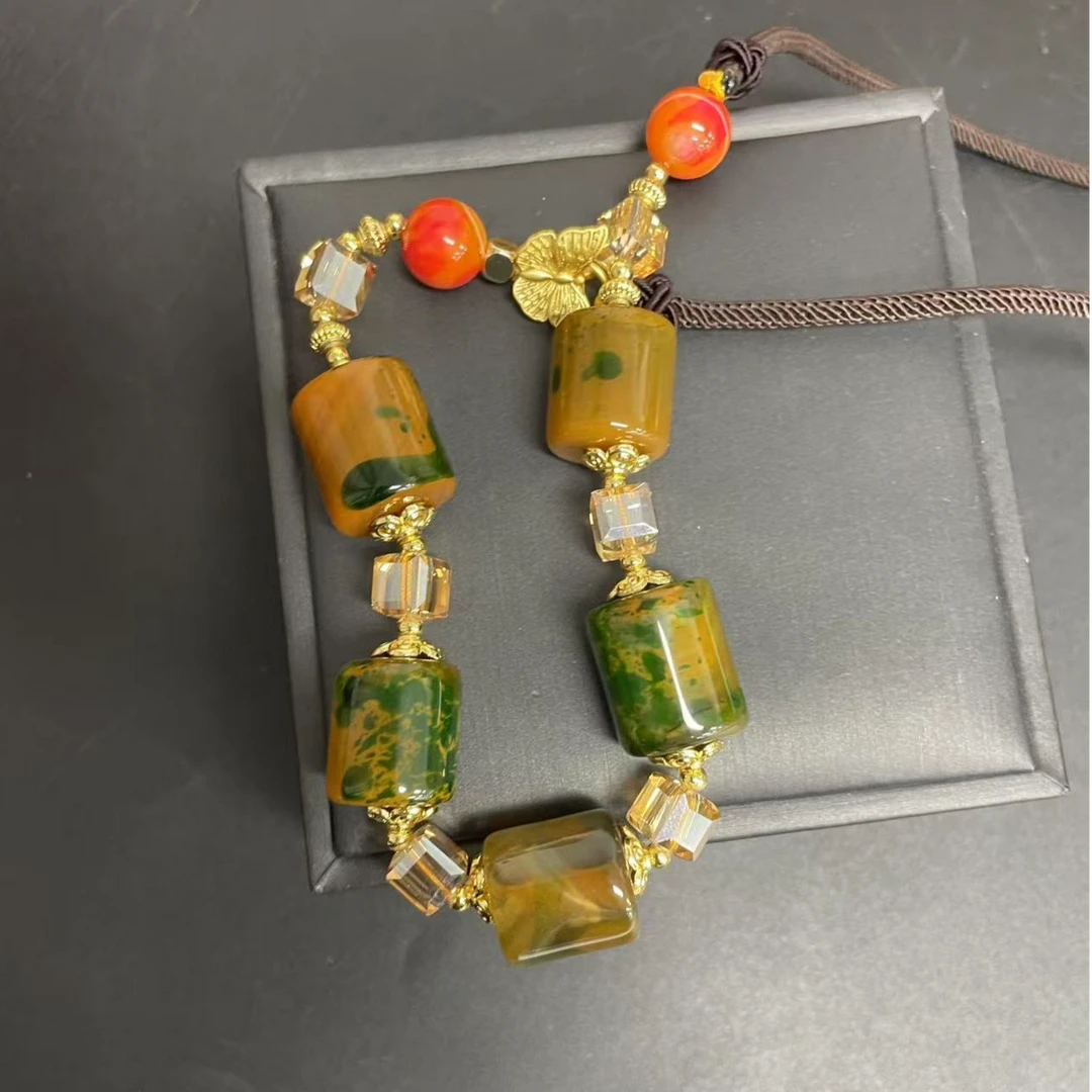 【小杰推荐】绿野仙踪桶珠项链 （多样性发其一）7948