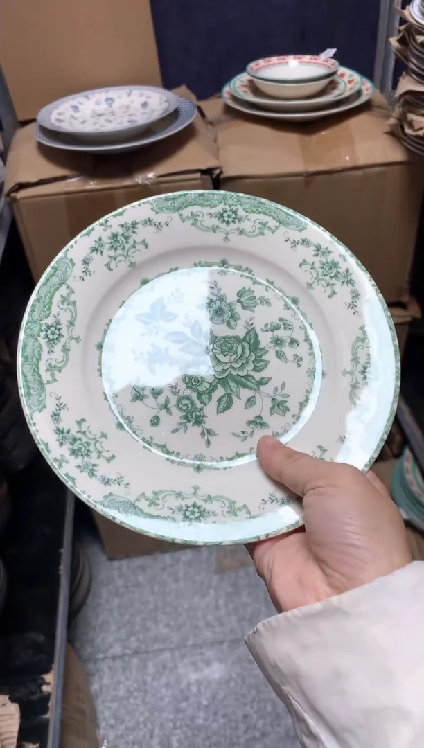 【闪购商品】瓷片陶瓷原单CC818餐具1个8寸