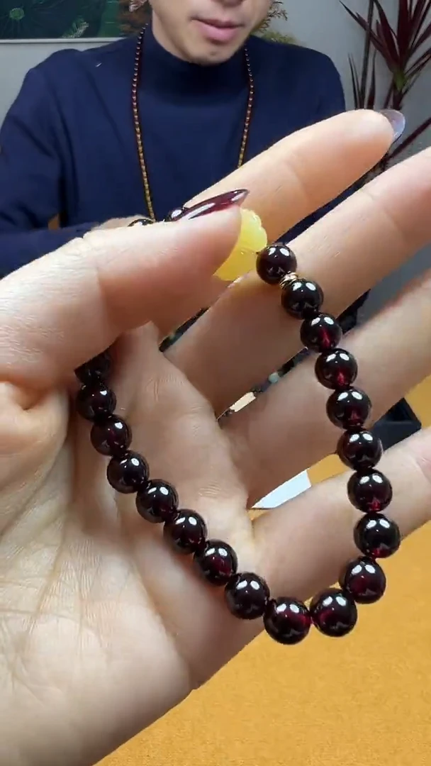 【闪购商品】石榴石手串未镶嵌手串