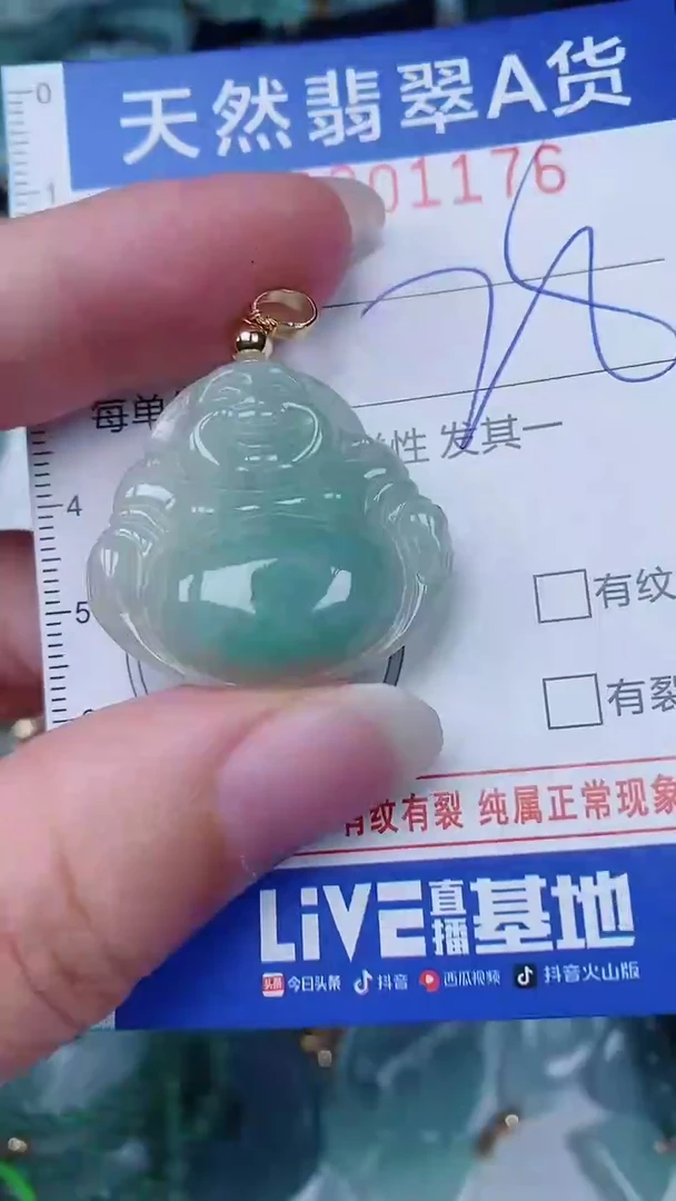 翡翠未镶嵌颈饰00001176