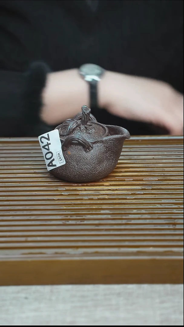 纯手工粗陶茶具每一只不一样