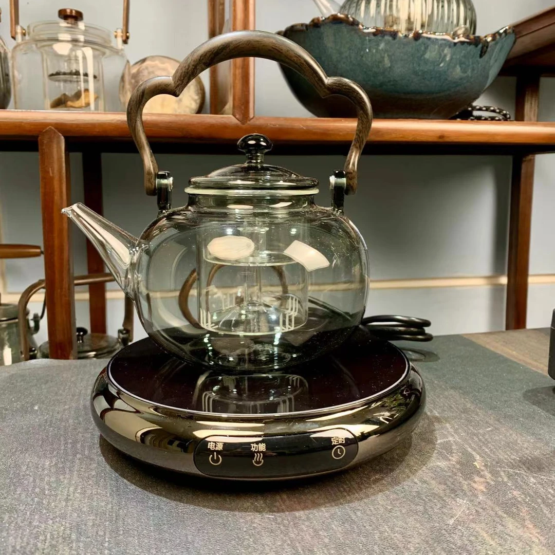 德茗堂超薄金属外壳围炉煮茶炉家用小型蒸茶