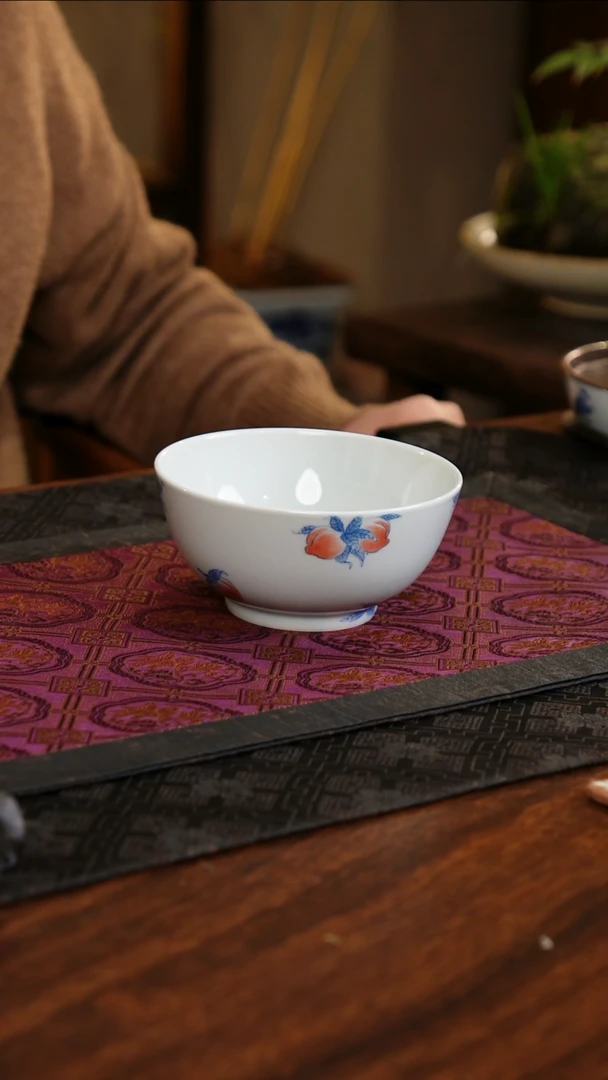 【闪购商品】杯子青源器语九桃饭碗
