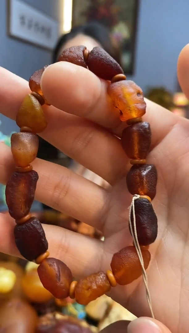 未镶嵌琥珀手串手串