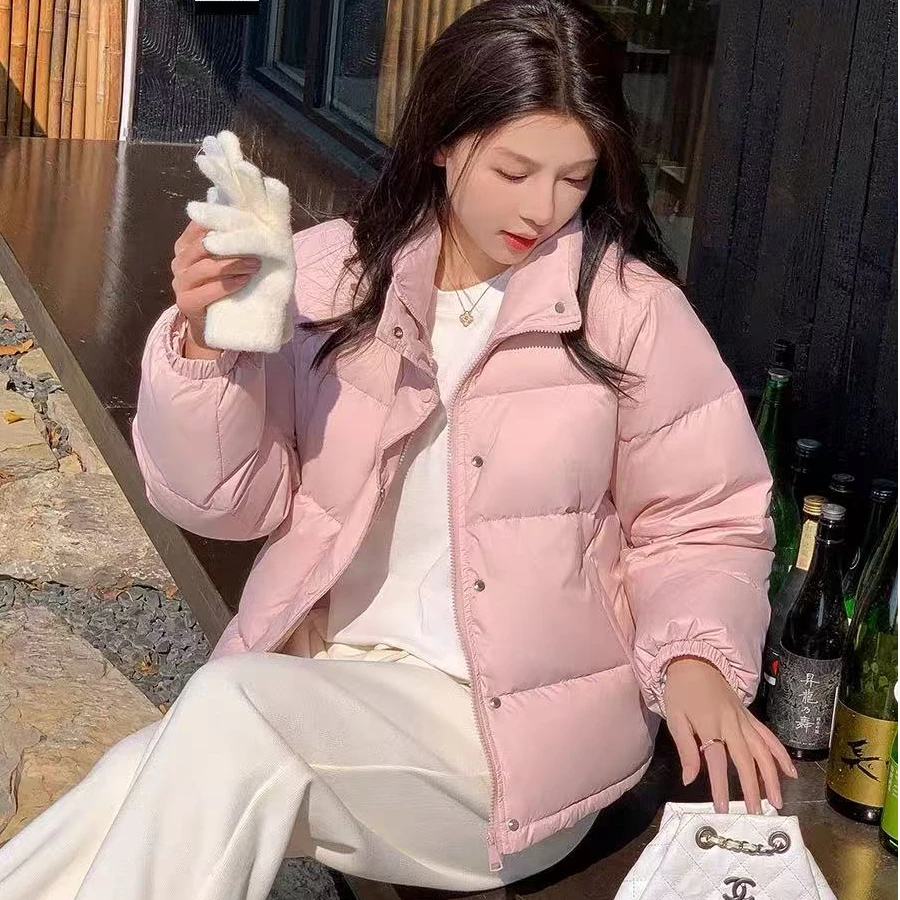 2024新款冬季小个子时尚宽松百搭小众设计感保暖短款洋气羽绒服