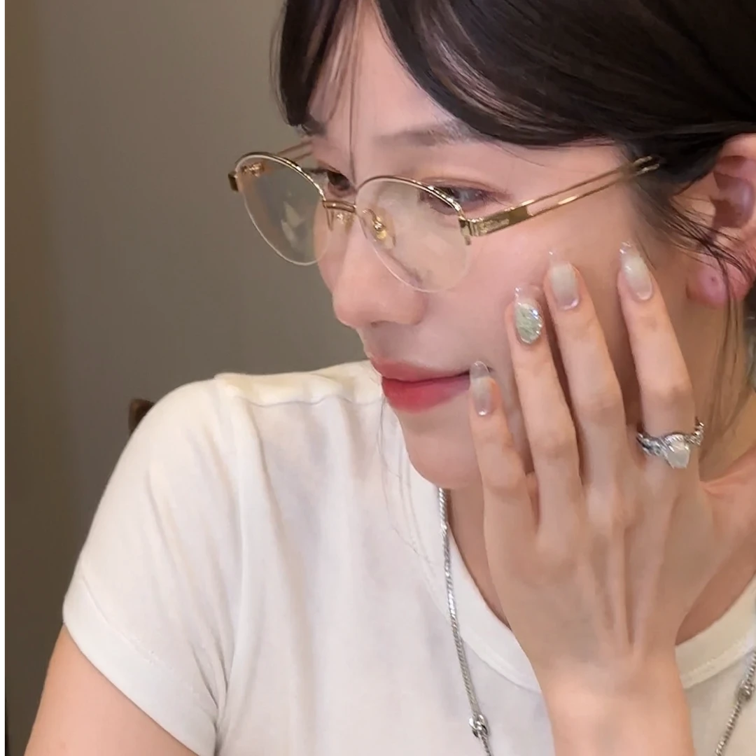 Tuge Nail“薄荷慕斯”设计师高级感原创设计师美甲TG801