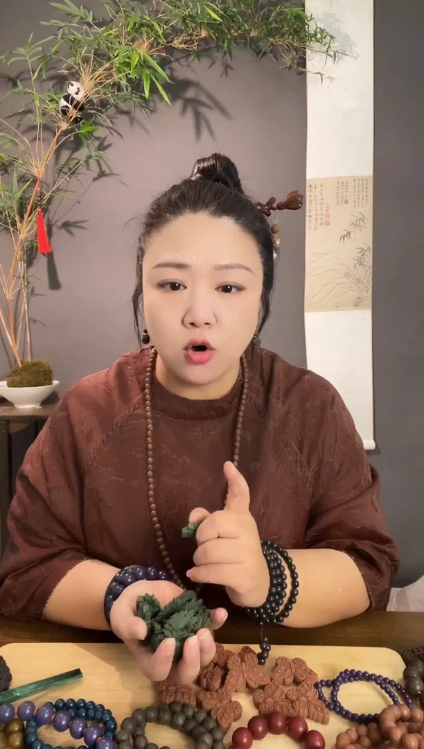 泥塑清肺防疫小莲花 不带绳子