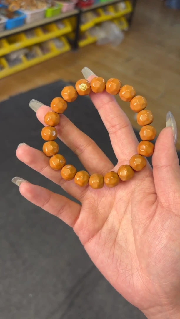 【闪购商品】菩提根/象牙果吊坠11mm猴头金标单圈