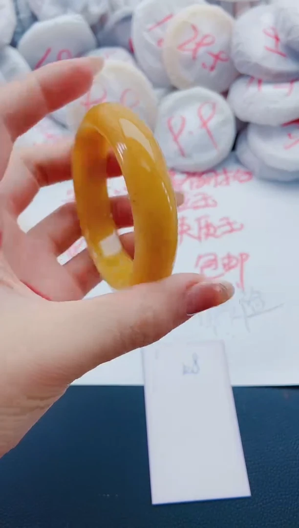 未镶嵌手镯石英质玉K8-56-55