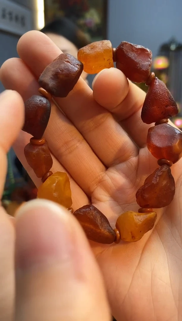 手链琥珀未镶嵌手串