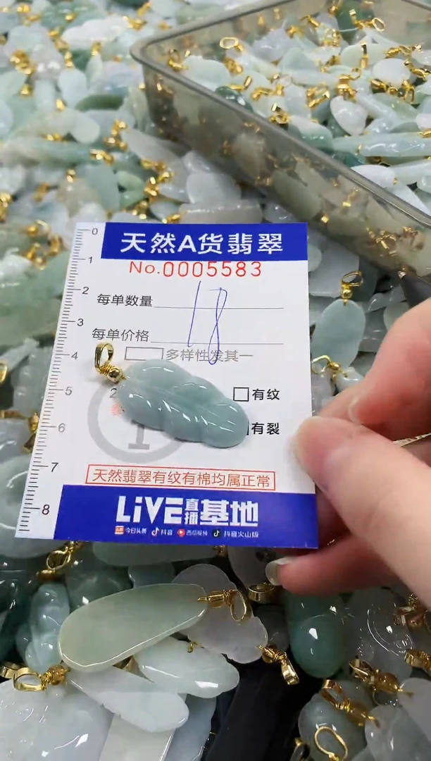 颈饰未镶嵌翡翠天然a货翡翠