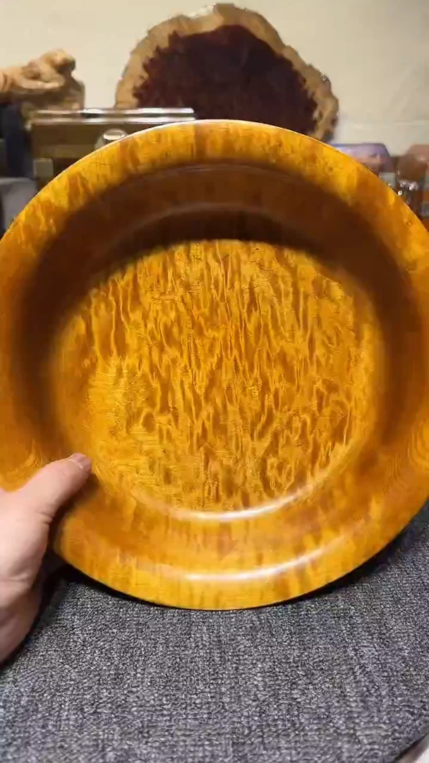 金丝楠木老料满水波聚宝盘28.7/8