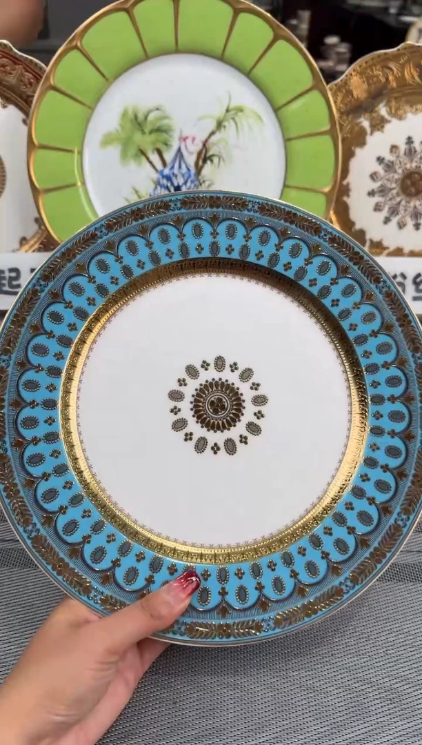 【闪购商品】瓷片10.5英寸平盘 1个 微瑕 福利价