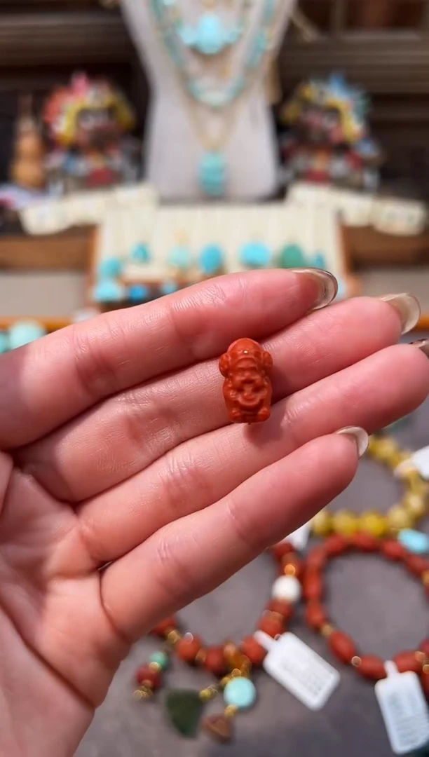 未镶嵌配饰南红玛瑙南红配饰财神