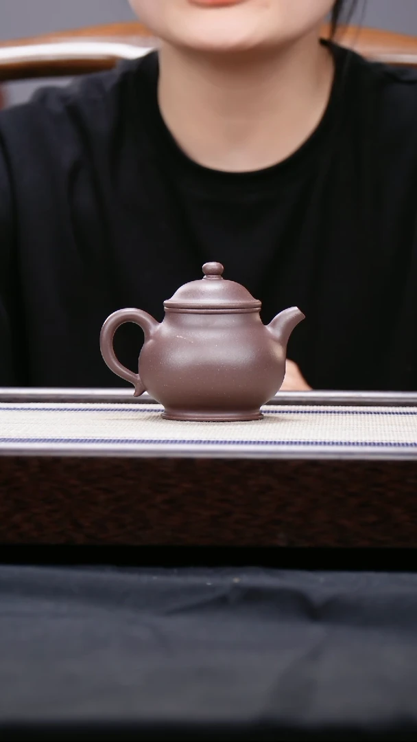 【闪购商品】紫砂茶壶四号井低槽青 高潘壶
