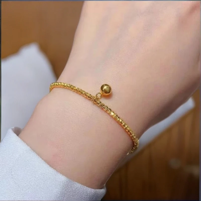 合成金属手链 不掉色镭射欧美风光珠民族风时尚女式手链14017