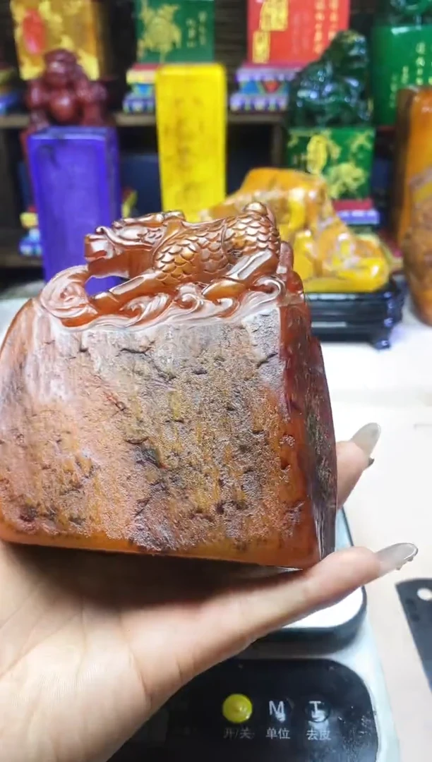 寿山石印石纯天然石料