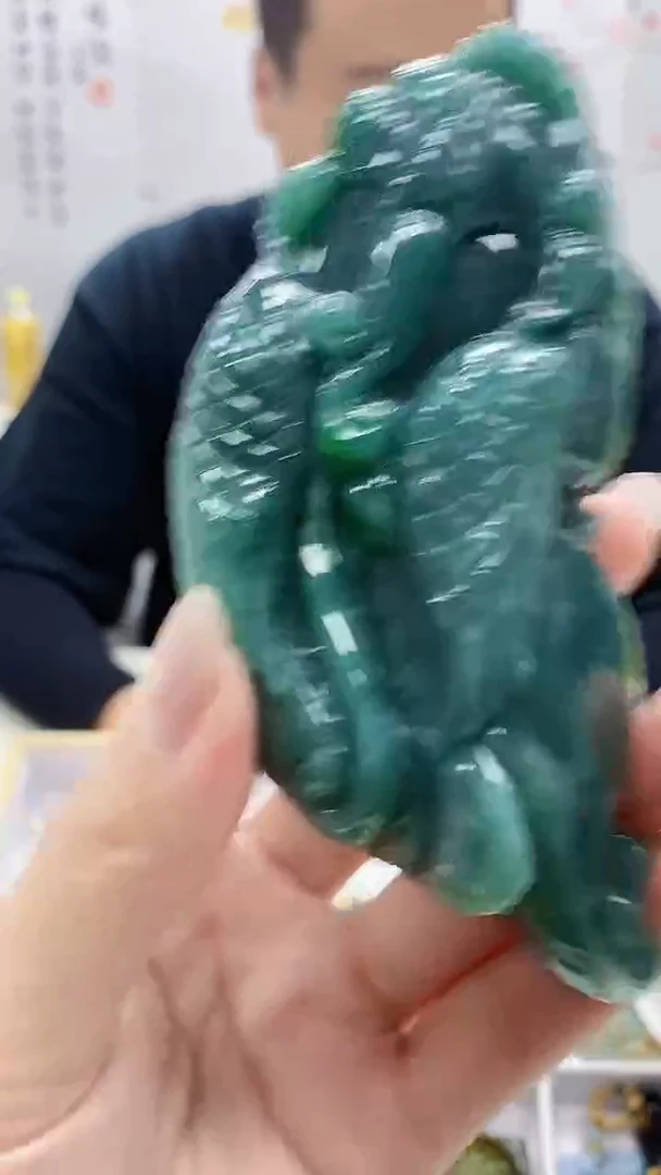 定制翡翠未镶嵌4898lr-毛货挂件126