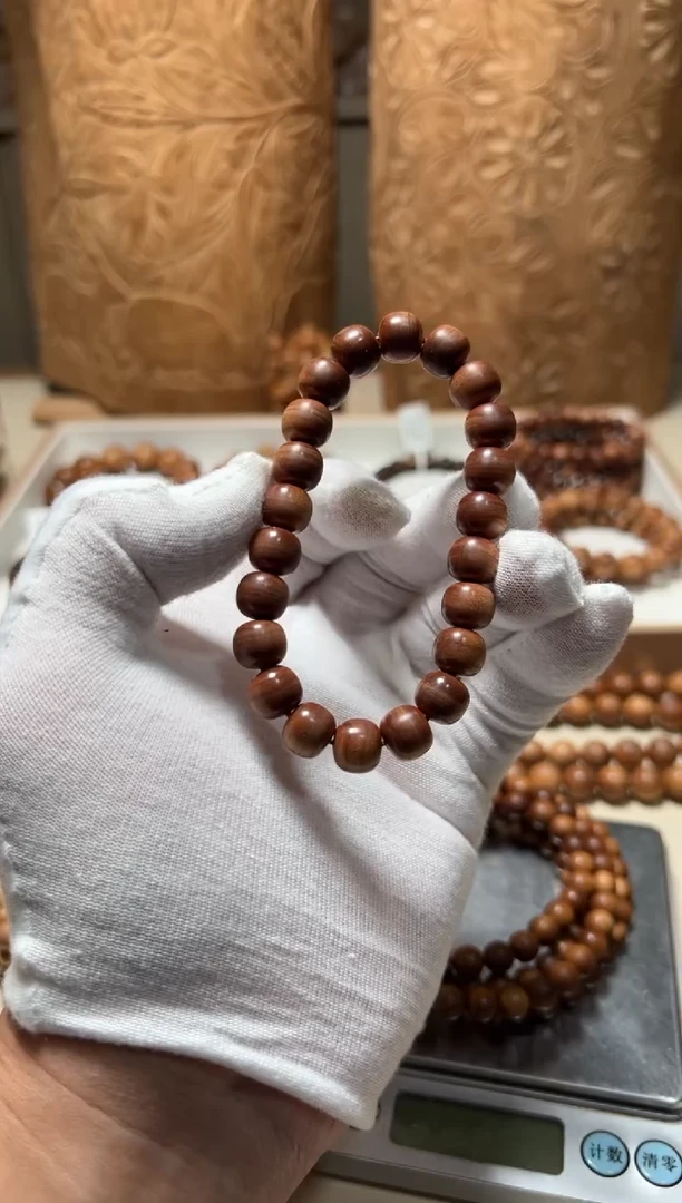 【闪购商品】檀香木手串/手链沉水9/10横纹黑肉老山檀香