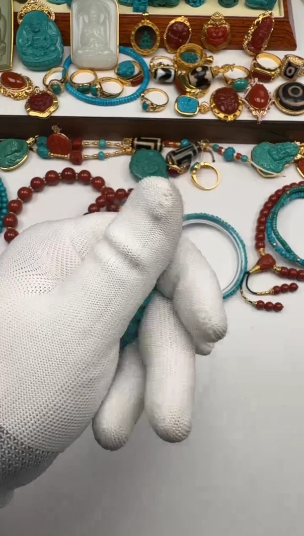 未镶嵌绿松石手串马***～111