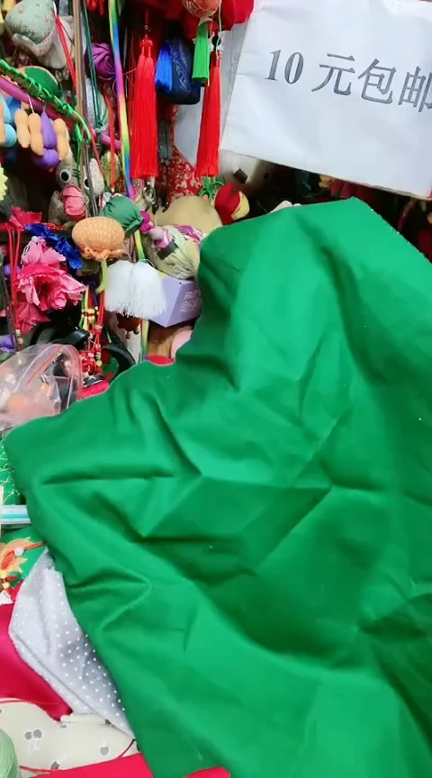 棉纯棉绿色斜纹65*50