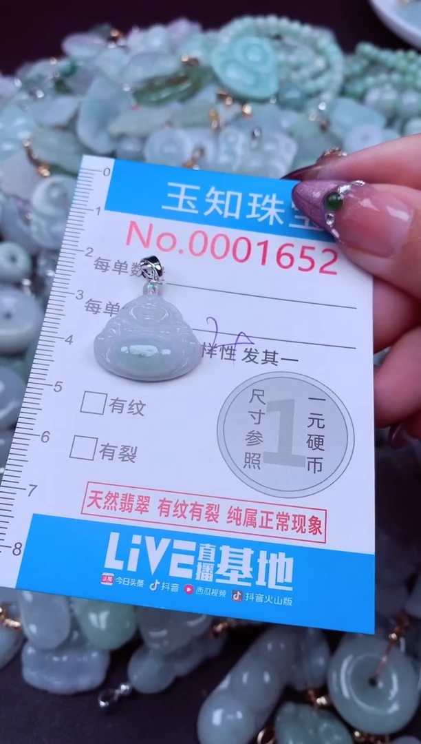 吊坠(不含链)未镶嵌翡翠1652