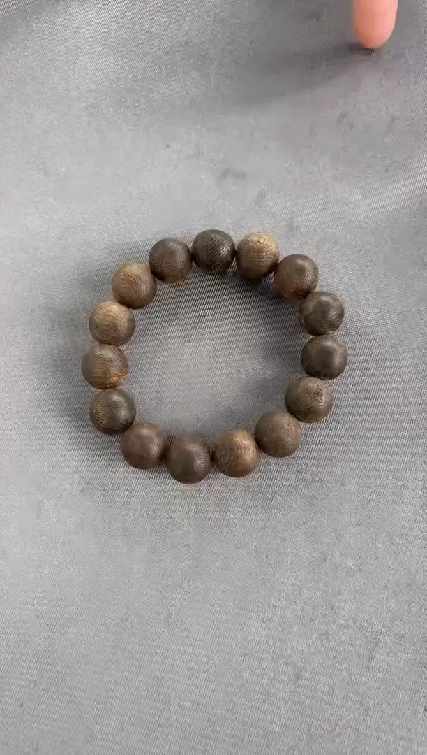 手串沉香富身红土14圆珠沉水单圈多样性发一