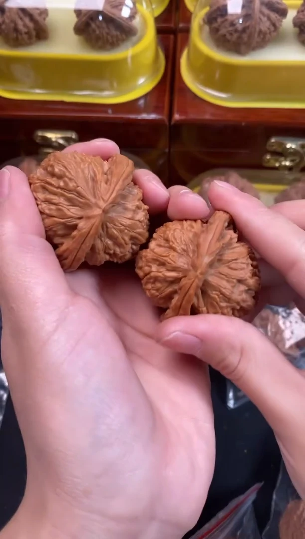 把件文玩核桃白狮子44尺Q615