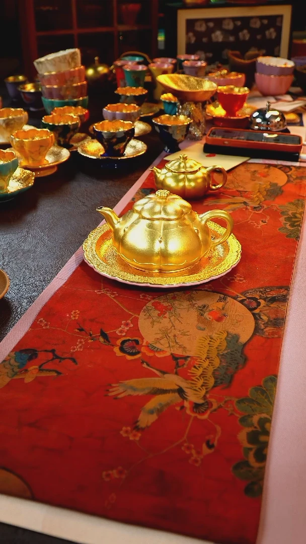 茶杯紫砂【宜景窑系列】金壶