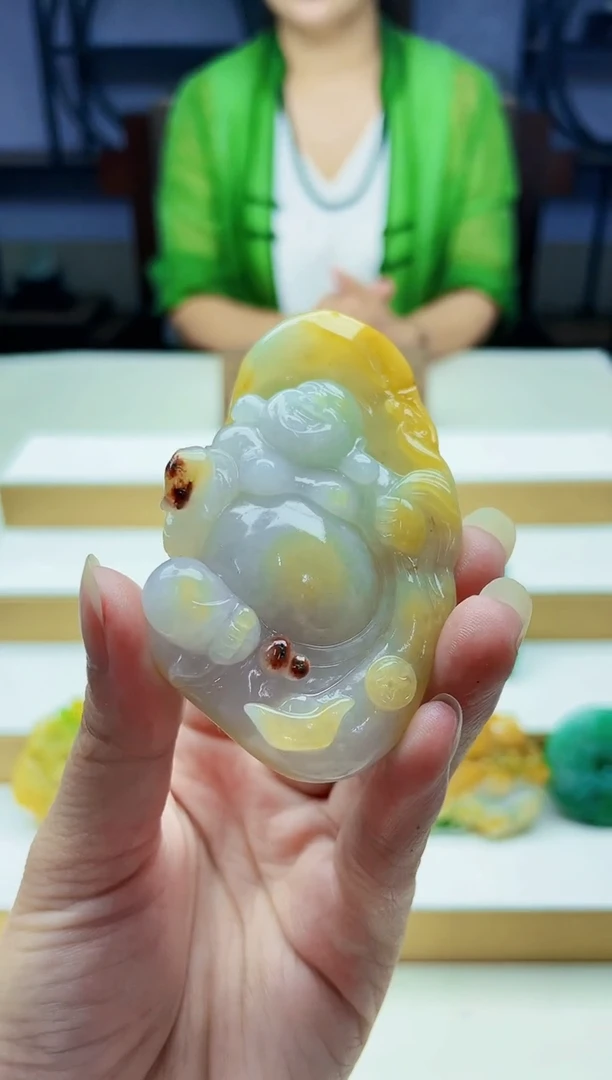 未镶嵌定制翡翠毛货08210350