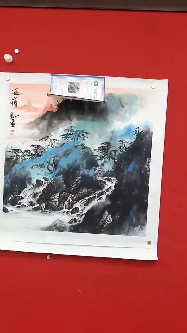 国画大风堂传承人张新庆4平尺作品
