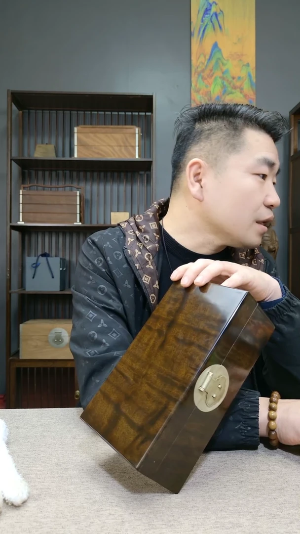 金丝楠一**世金丝楠木首饰盒