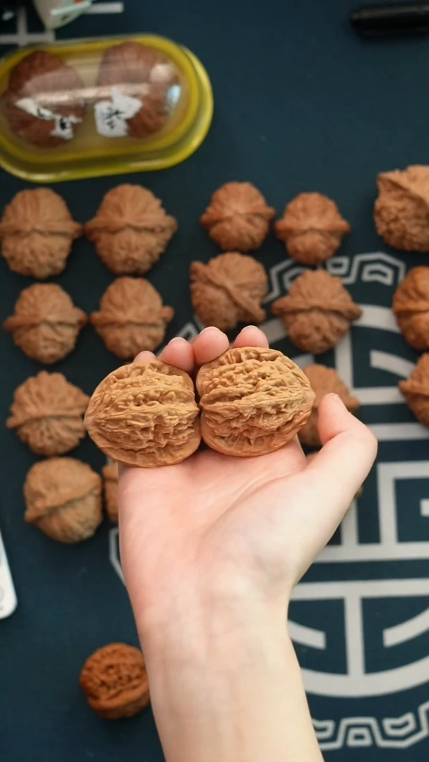 吊坠文玩核桃麦穗虎头41全