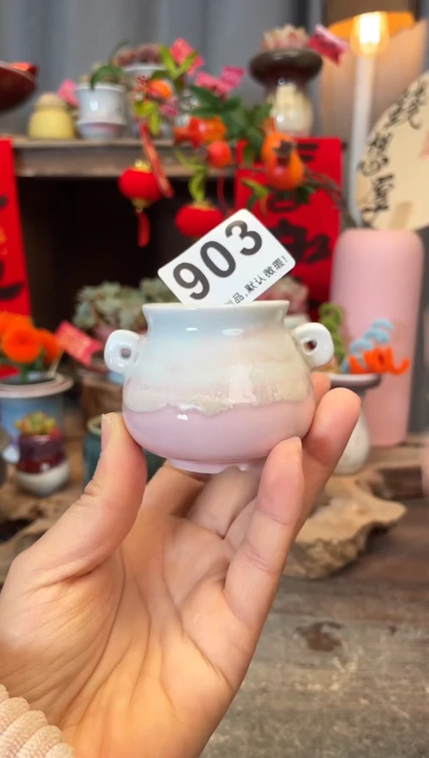 【闪购商品】摆件903知木小芳花盆