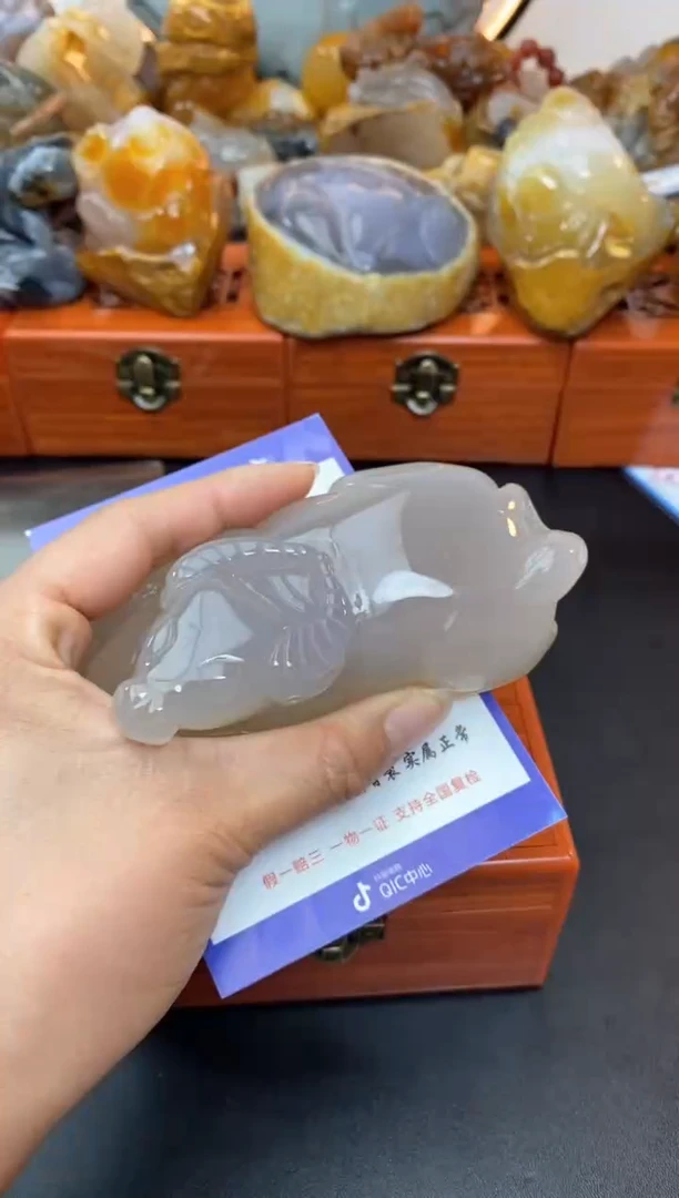 【闪购商品】未镶嵌玛瑙/玉髓珠宝奇石0