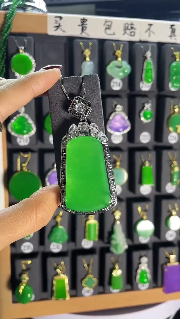 【闪购商品】翡翠耳饰银S925镶嵌212..